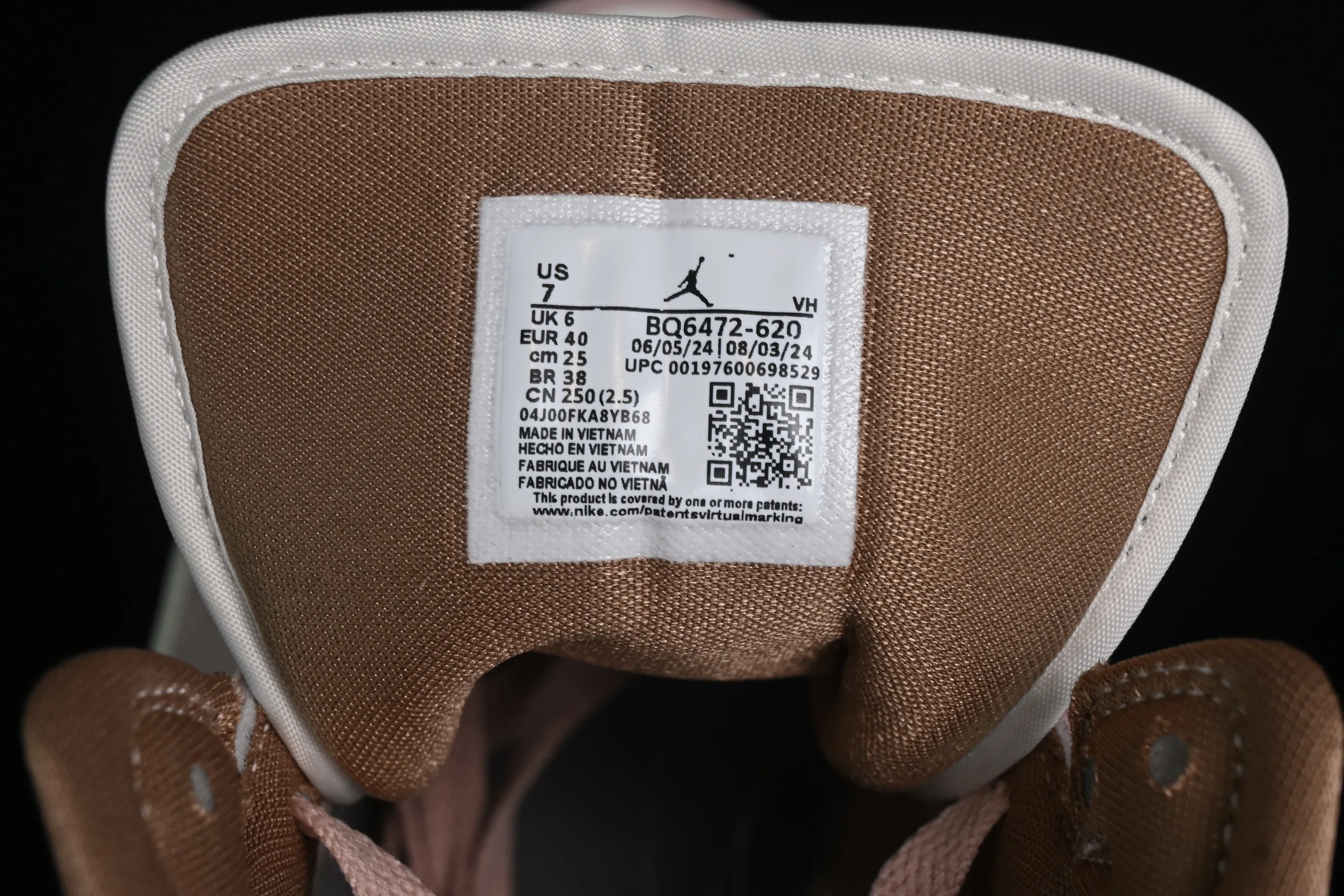 All categories Air Jordan Jordan series basketball shoes Air Jordan 1 Mid Air Jordan 1 Mid AJ1 Joe 1 khaki powder China basketball shoes BQ6472-620